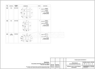 Ведомость окон и оконно-дверных конструкций