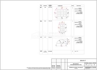 Ведомость оконных конструкций