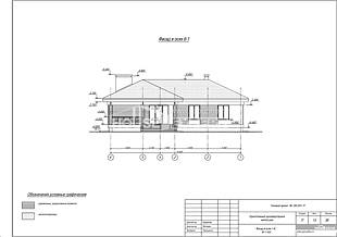 Фасад в осях 6-1